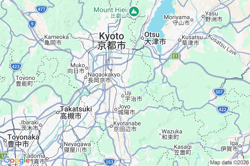 Manpukuji Temple Area Map Manpukuji Temple Area Map