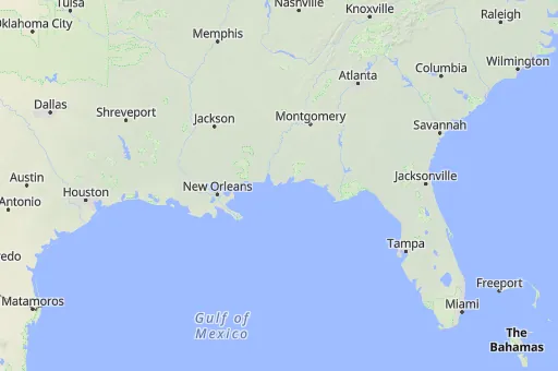 Map of Alabama