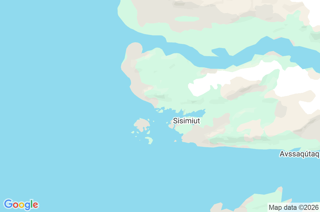Sisimiut Airport Area Map Sisimiut Airport Area Map