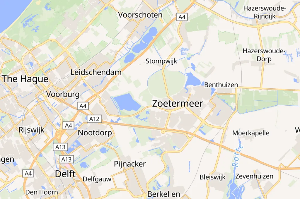 SnowWorld Zoetermeer Area Map