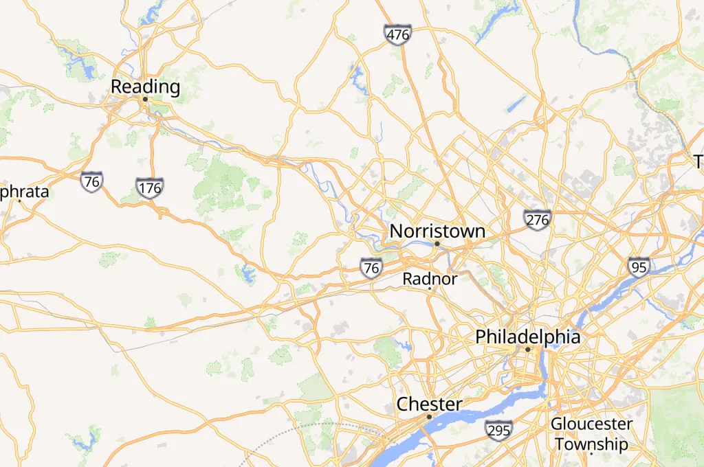 Phoenixville Area Map
