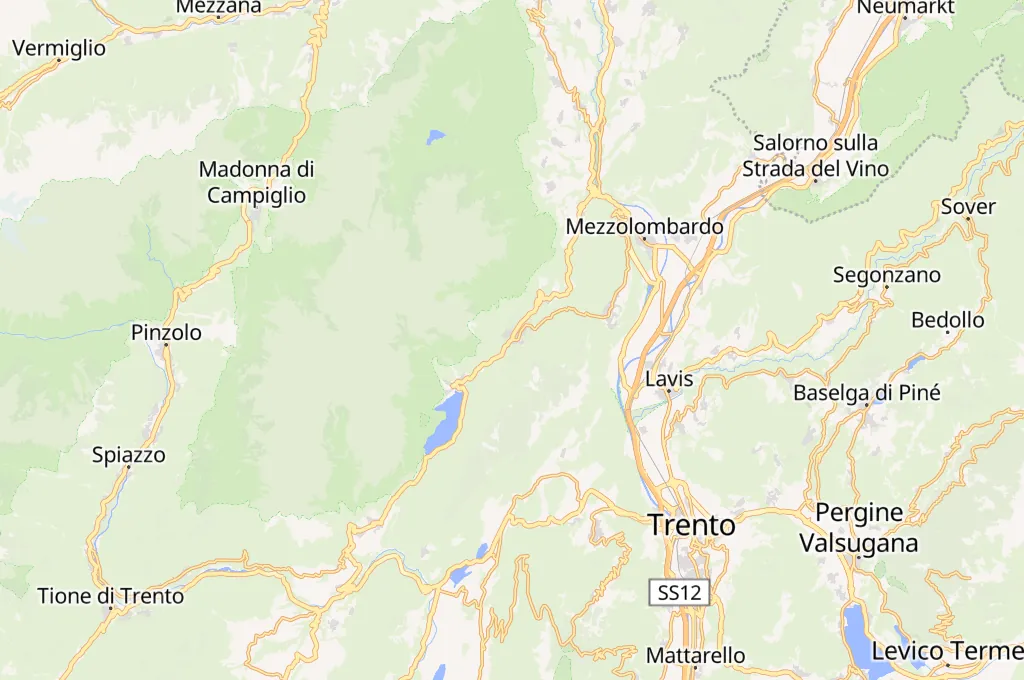 Andalo Area Map