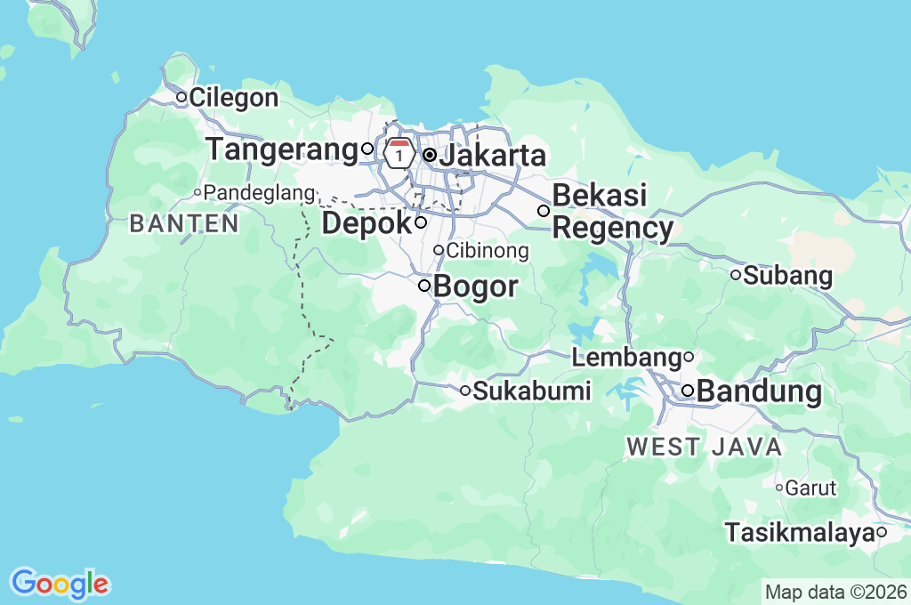 Polsek Cisarua Area Map