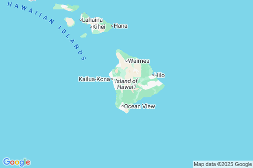 Map of Hawaii County
