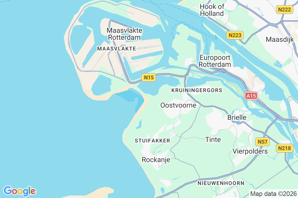 Oostvoorne Area Map Oostvoorne Area Map