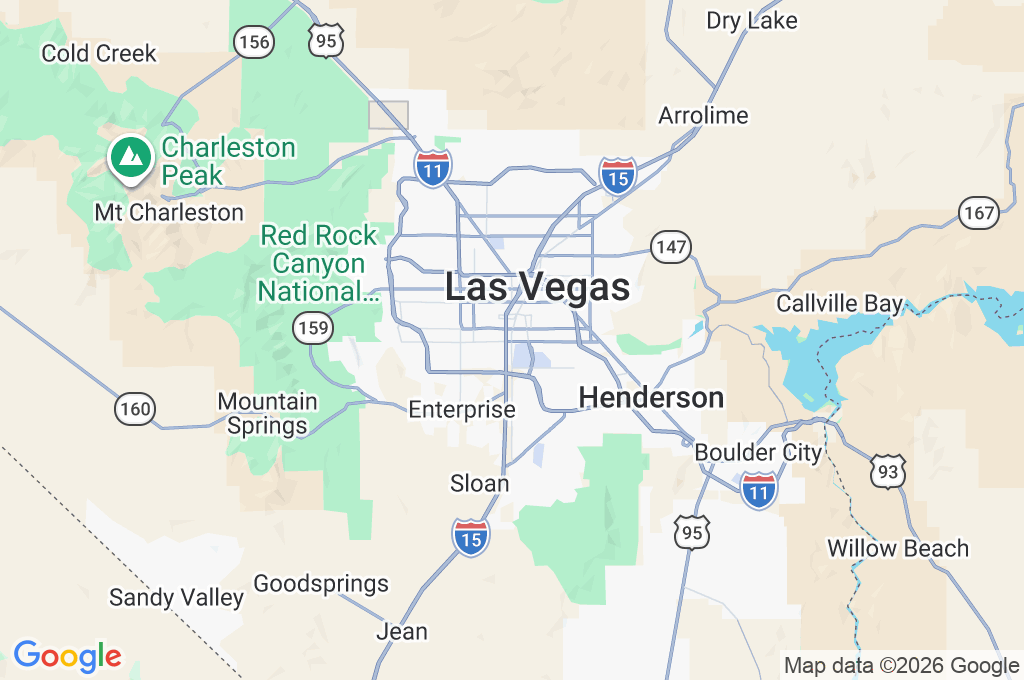 South Las Vegas Strip Area Map South Las Vegas Strip Area Map
