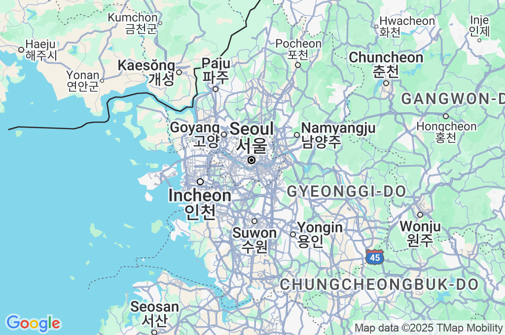 Banpo Bridge Area Map