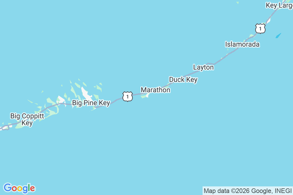 Sombrero Beach Area Map