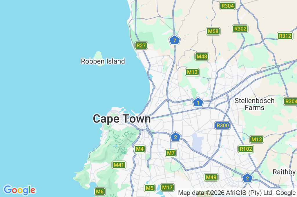 Milnerton Area Map Milnerton Area Map