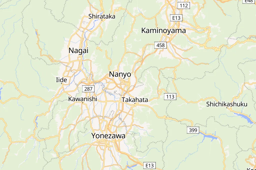 Kunugizuka Area Map Kunugizuka Area Map