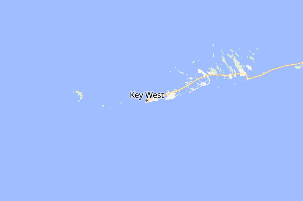 Key West Area Map Key West Area Map