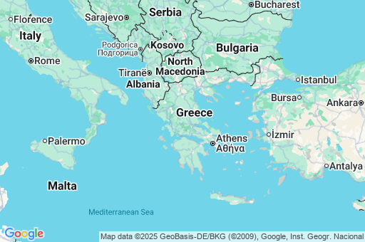 Map of Greece