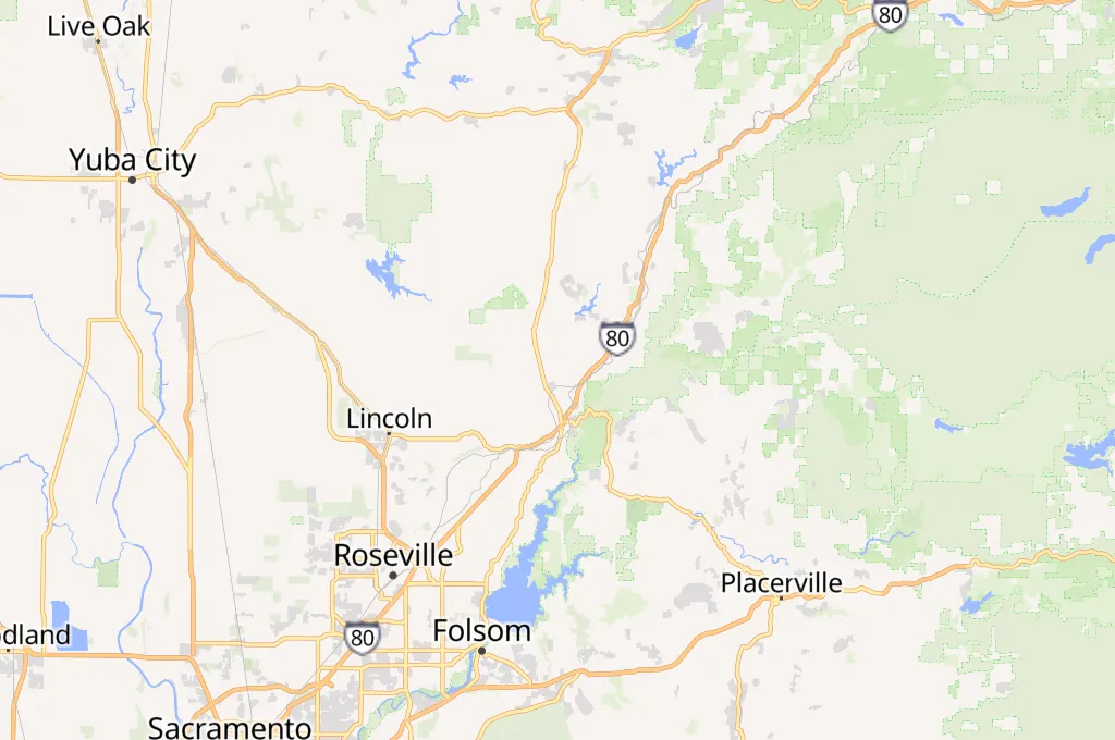 Auburn Municipal Airport Area Map