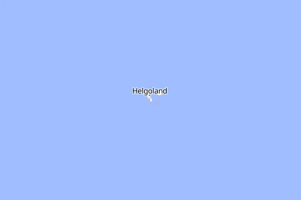 Helgoland Area Map