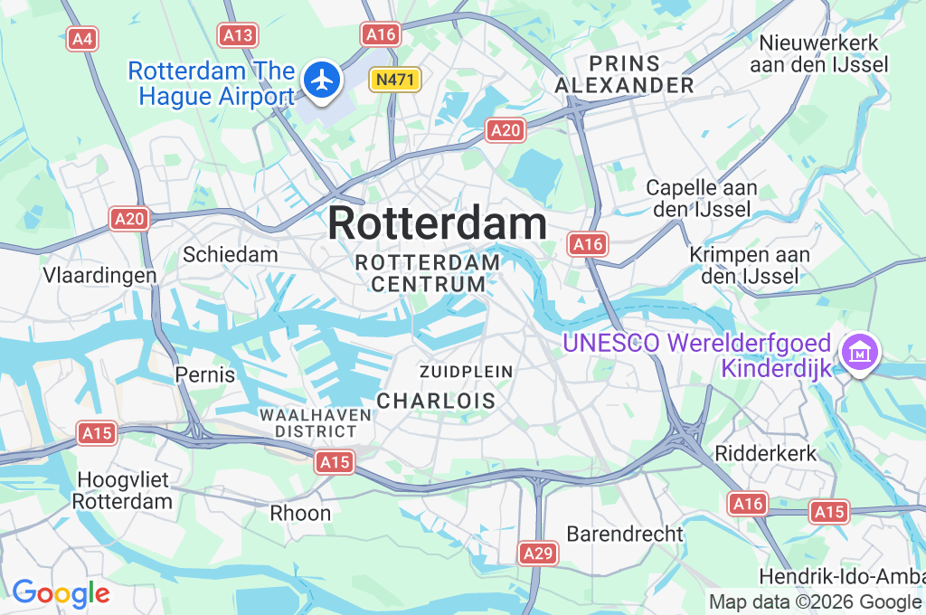 Rijnhaven Area Map