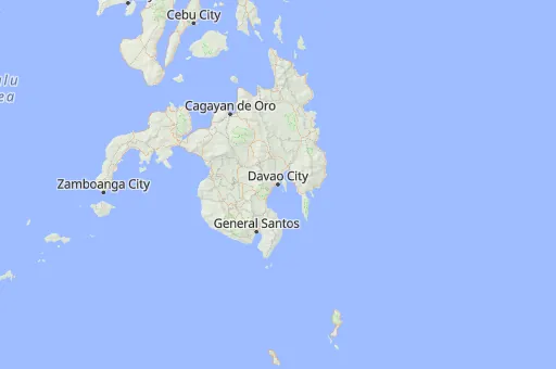 Map of Davao
