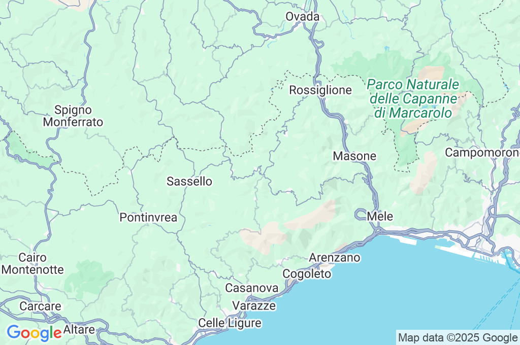 San Pietro d'Olba Area Map San Pietro d'Olba Area Map