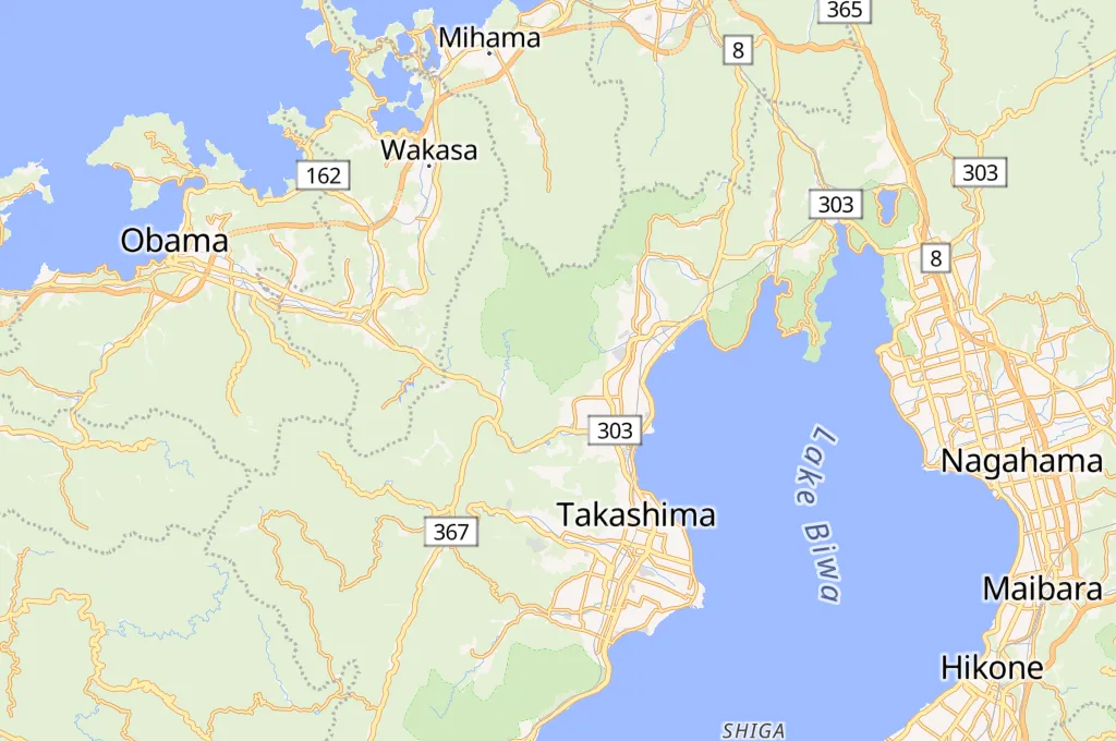 Biwako Hakodateyama Area Map Biwako Hakodateyama Area Map