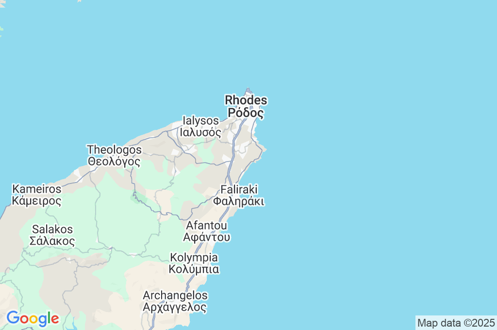 Rodos Palladium Leisure & Wellness | 5 star Hotel Rhodes Area Map