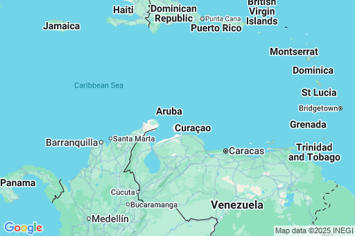 Map of Aruba