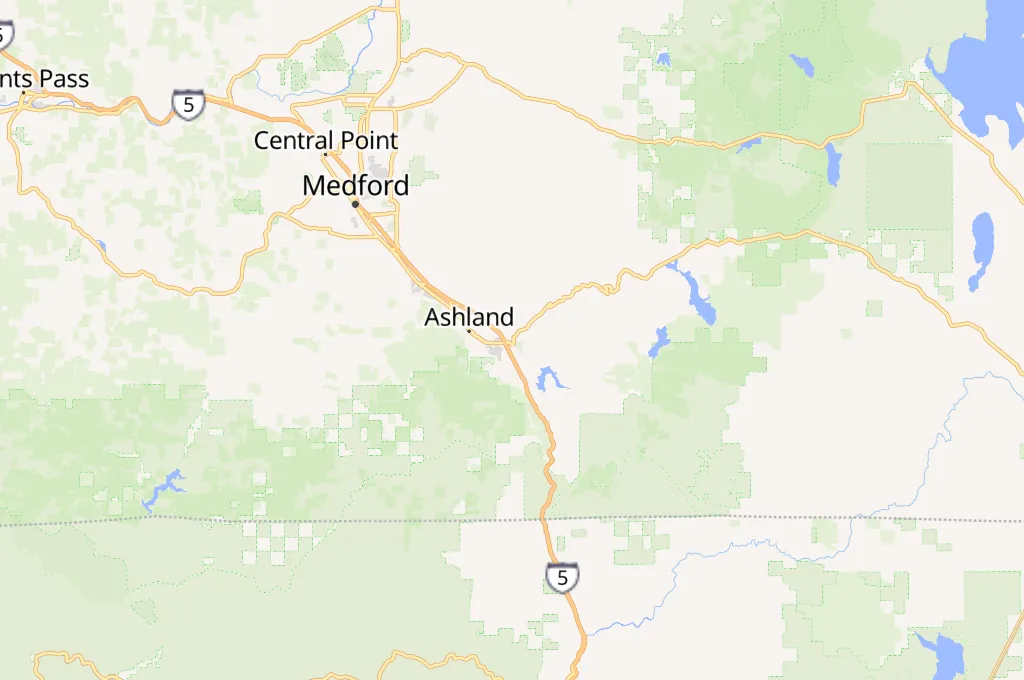 Ashland Municipal Airport Area Map Ashland Municipal Airport Area Map