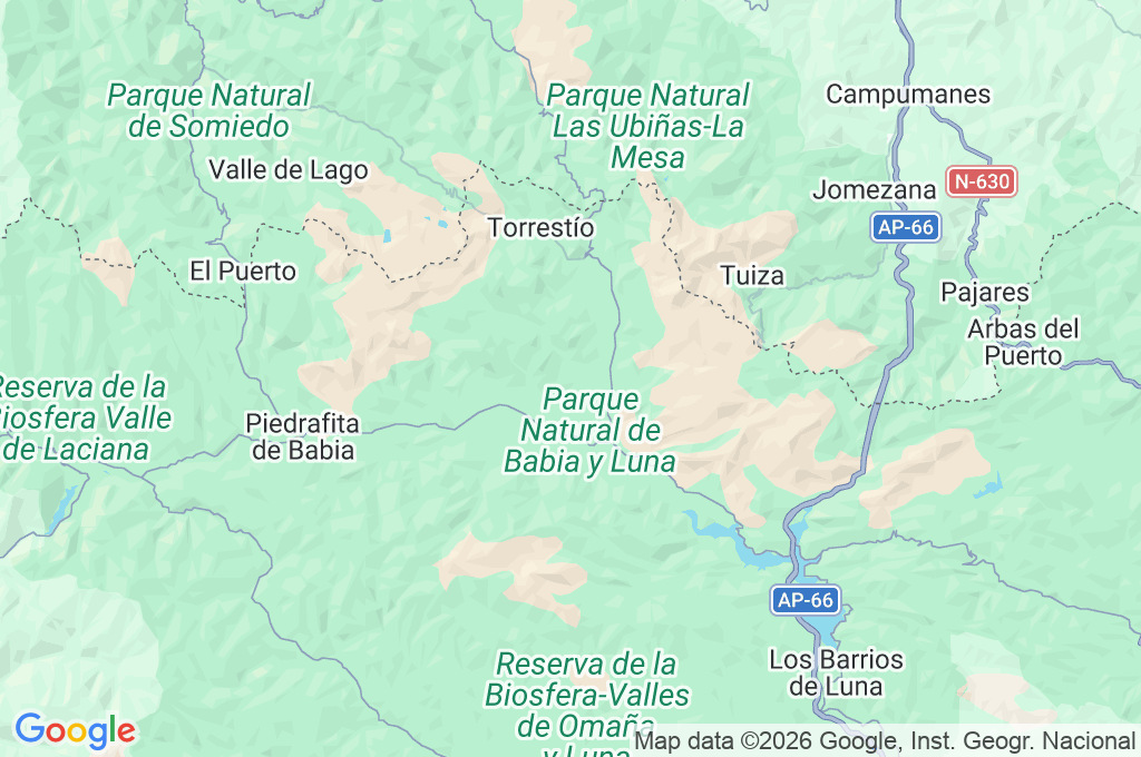 San Emiliano Area Map