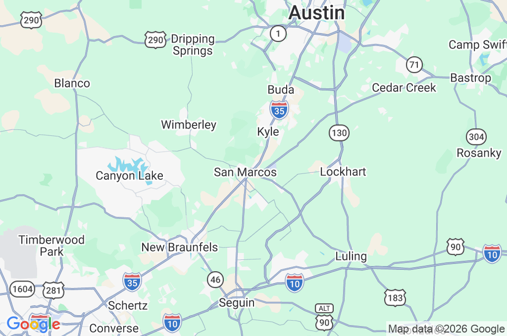 San Marcos Area Map San Marcos Area Map