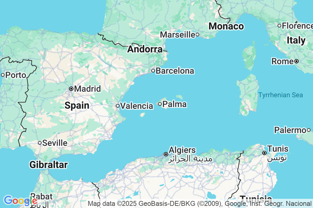 Andratx Area Map