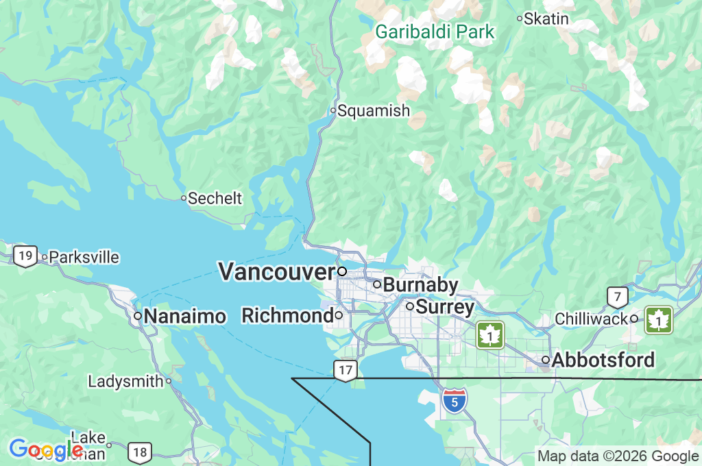 Grouse Mountain Area Map