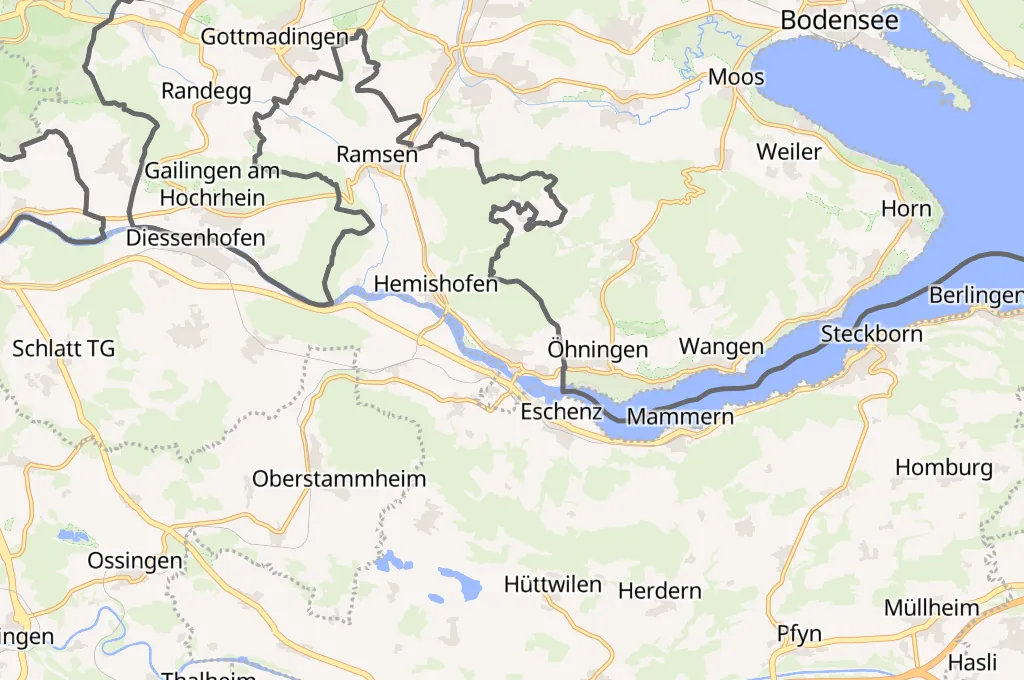 Hohenklingen Castle Area Map Hohenklingen Castle Area Map