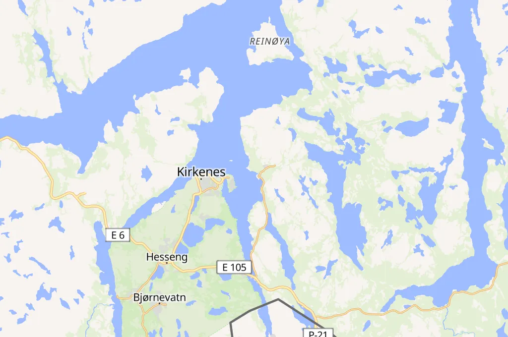 Kirkenes Area Map