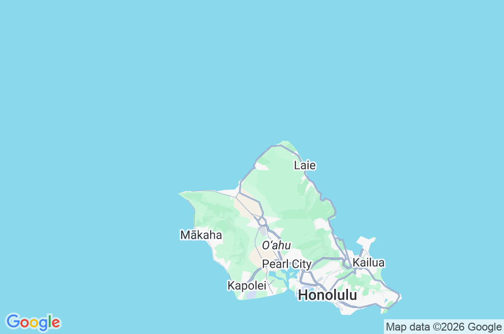 Waimea Bay Area Map