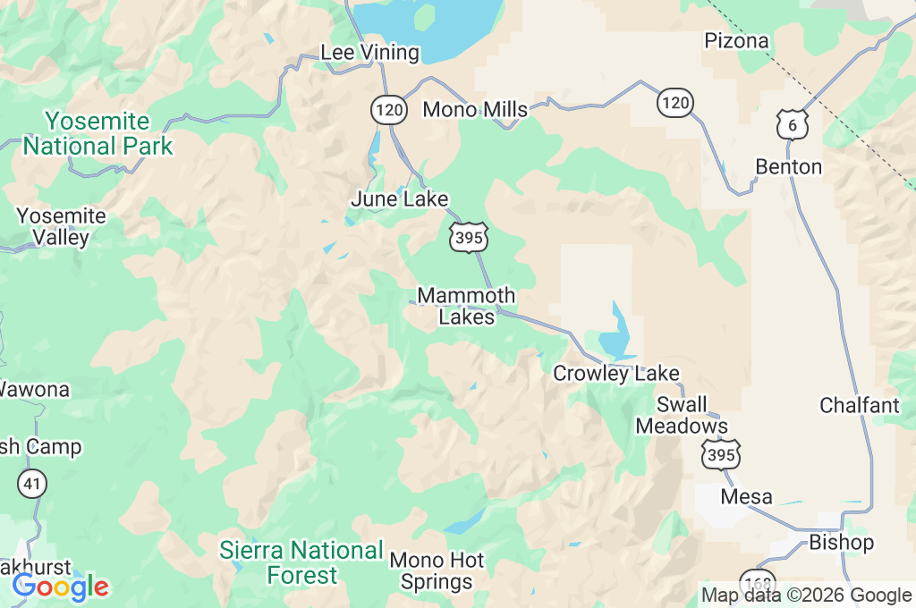 The Village at Mammoth Area Map