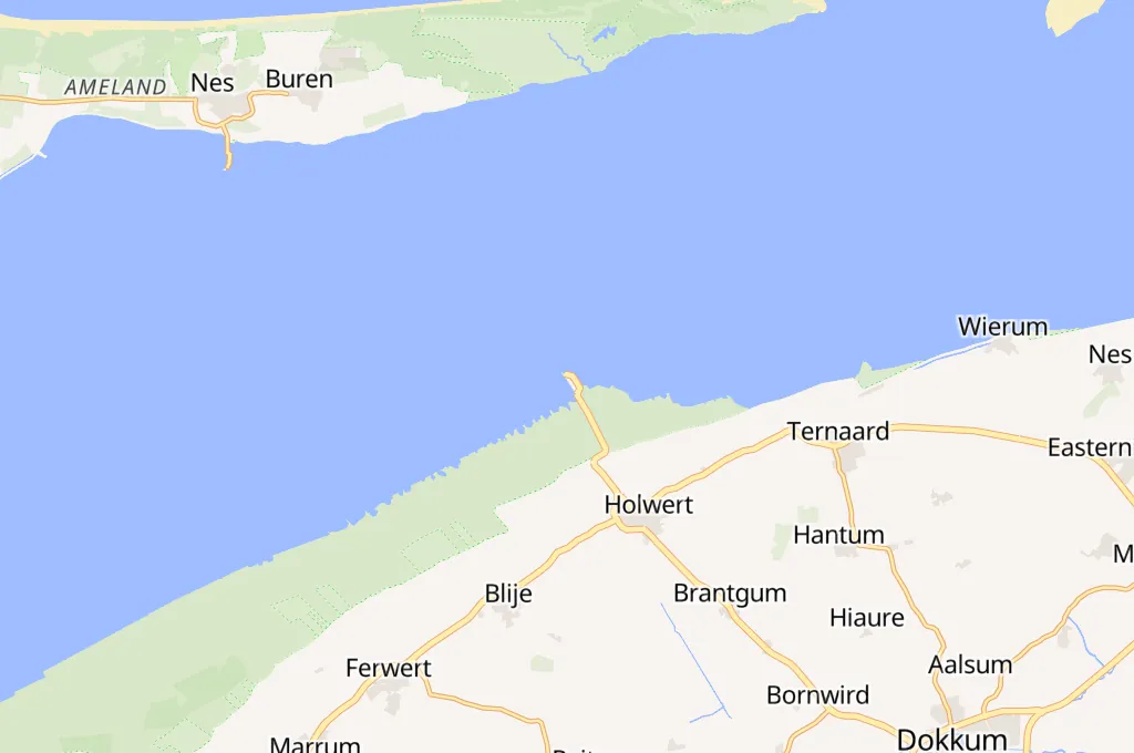 Holwerd Area Map