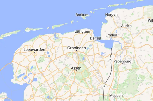 Map of Groningen