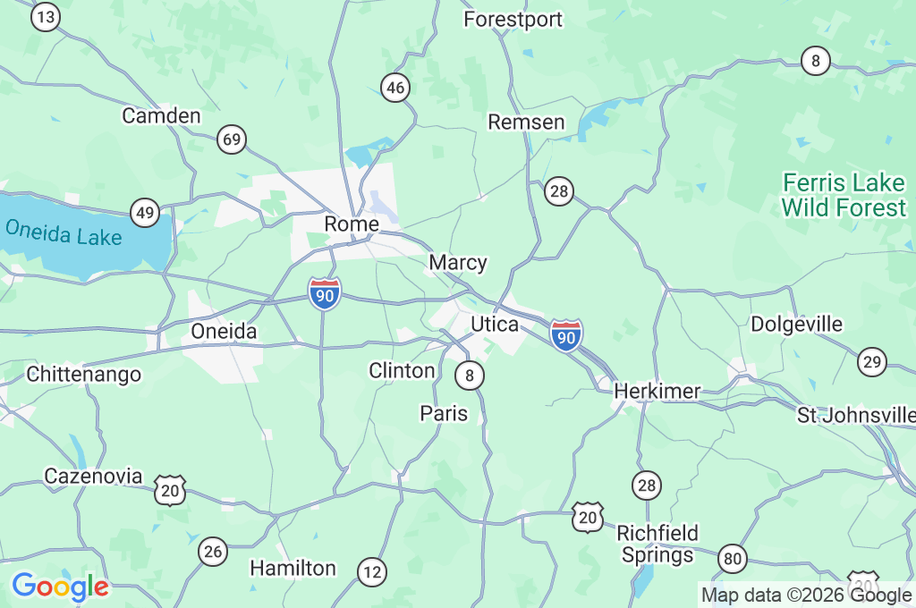 Whitesboro Area Map