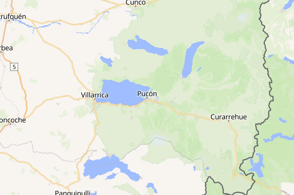 Pillán Ski Center Area Map Pillán Ski Center Area Map