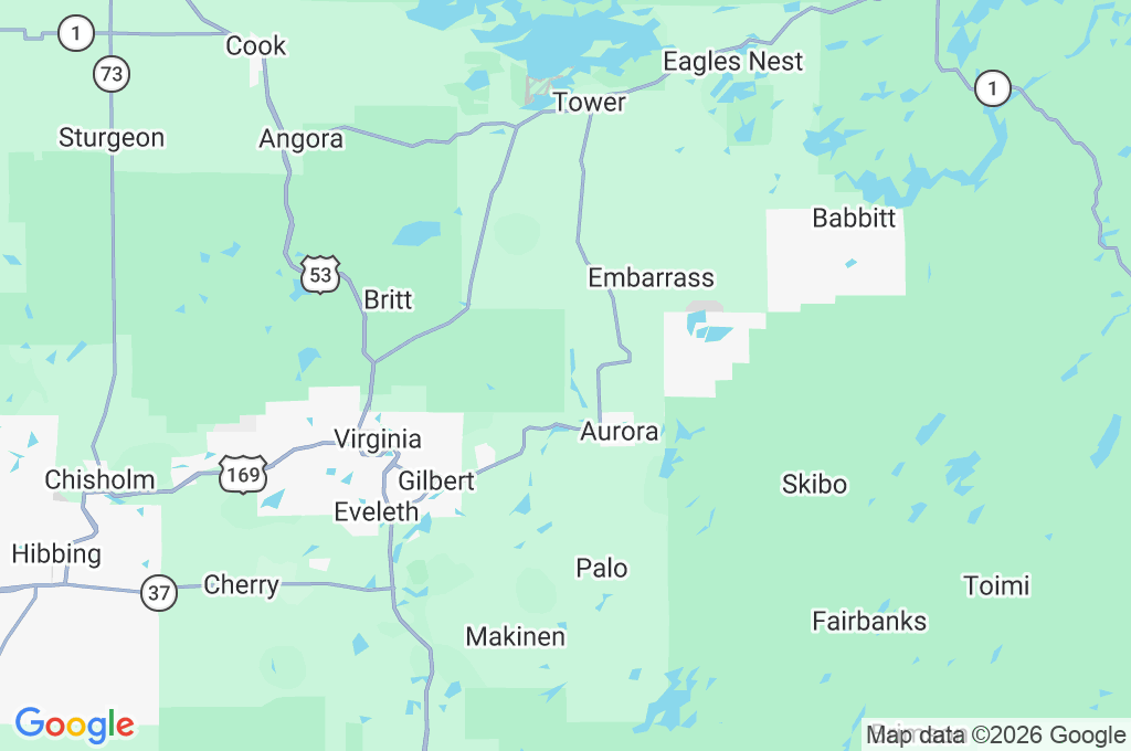 Giants Ridge Area Map