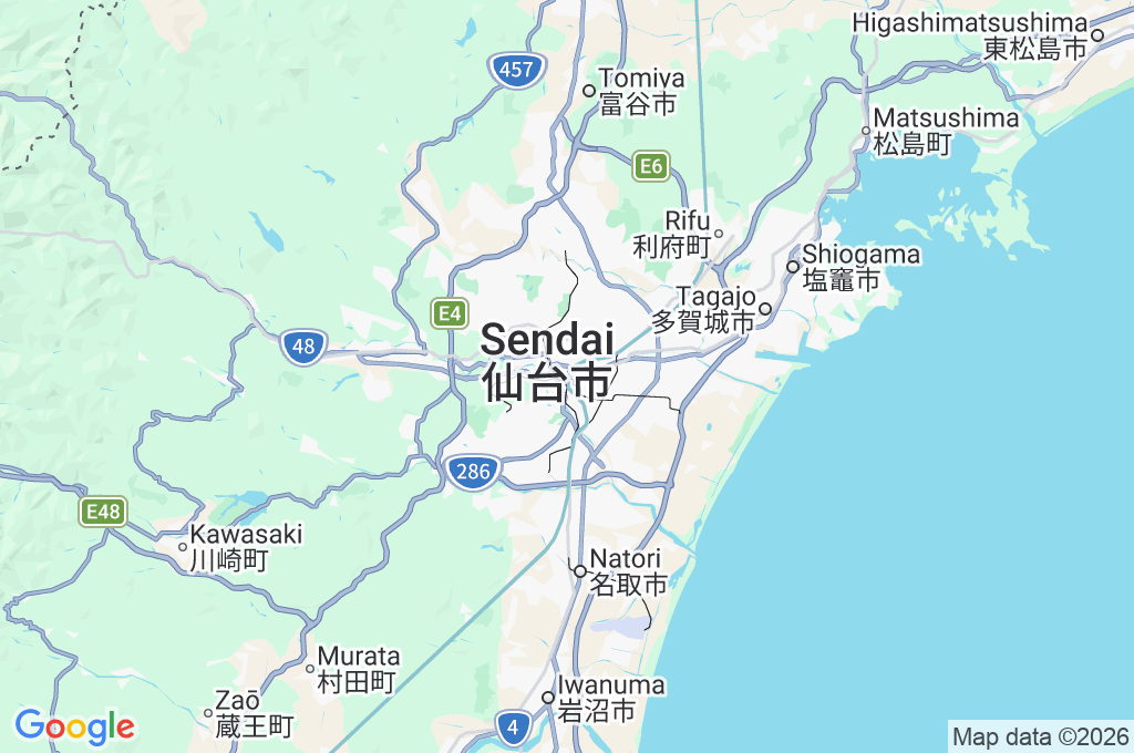 Sendai Station Area Map