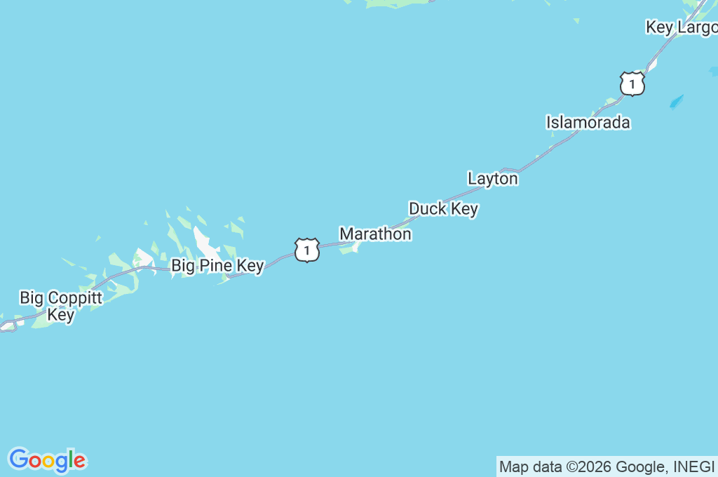 Crane Point Hammock Area Map