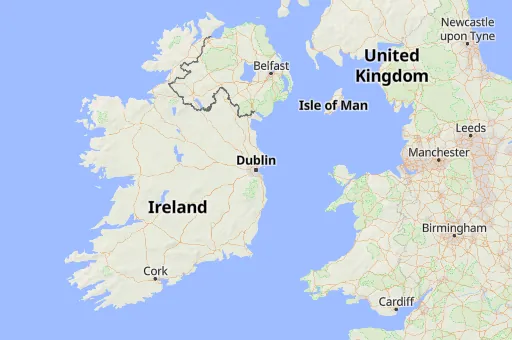 Map of Dublin