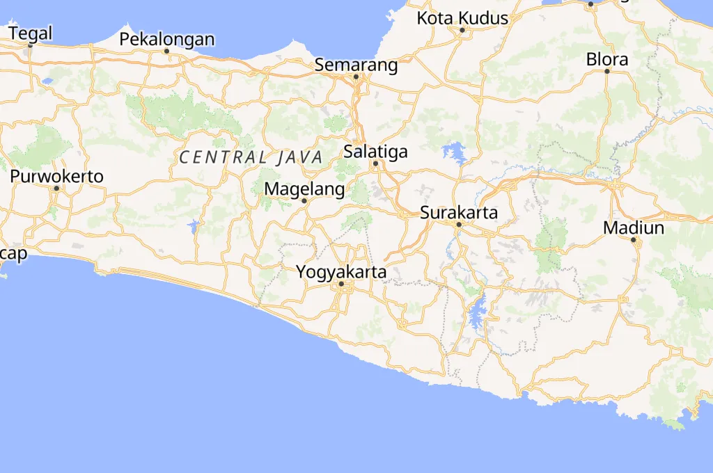Merapi Volcano Museum Area Map