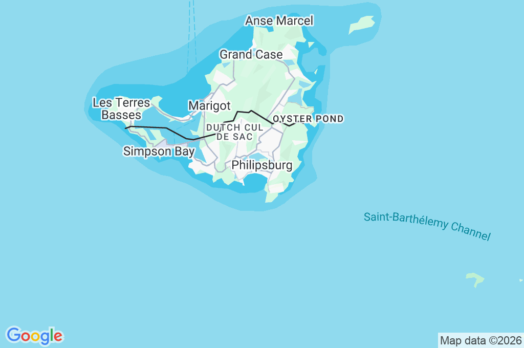 Great Bay Beach Boardwalk Area Map