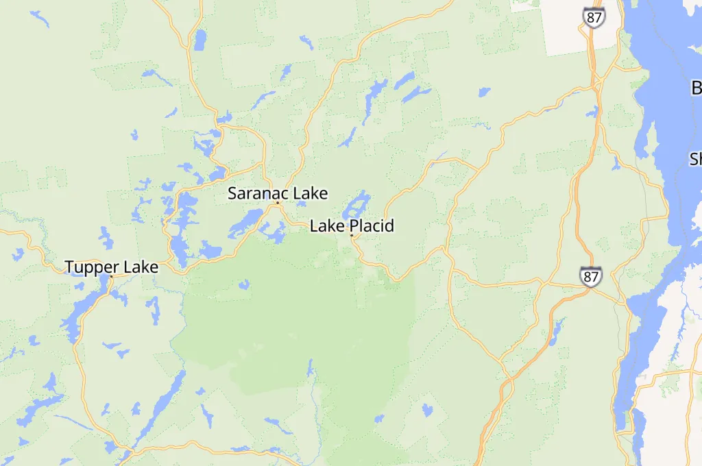 Mirror Lake Area Map Mirror Lake Area Map