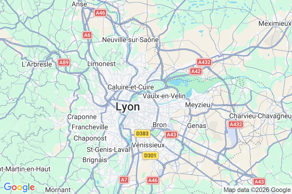 Porte de Croix-Luizet Area Map Porte de Croix-Luizet Area Map