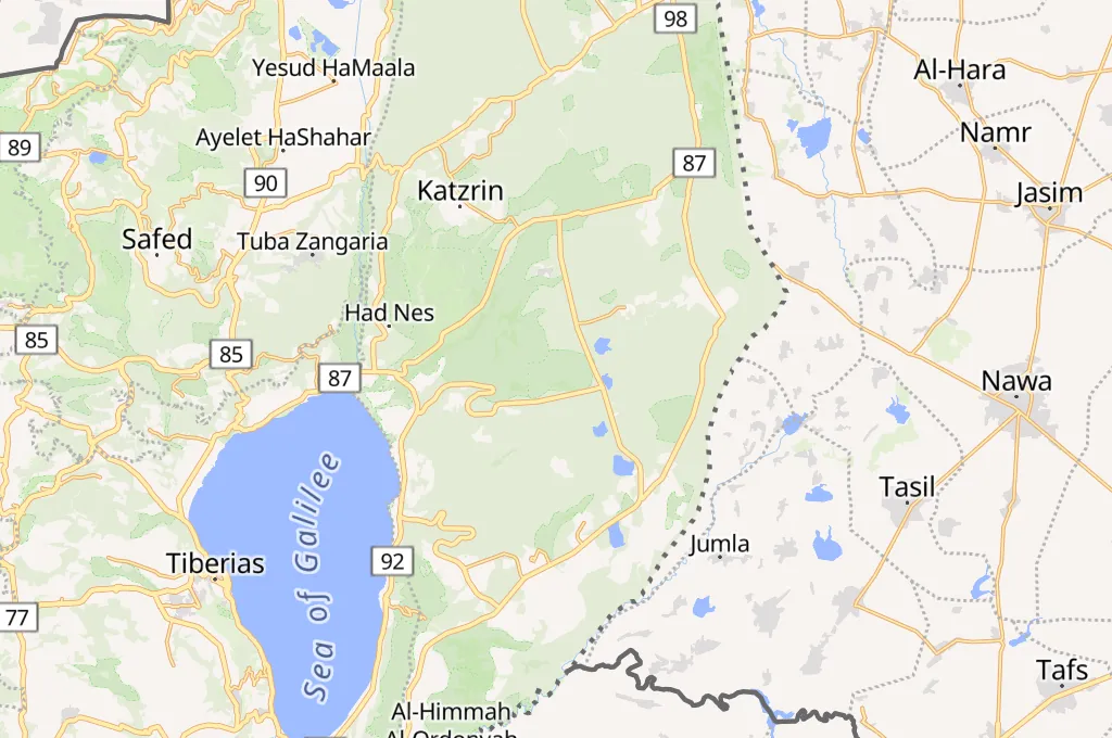 Gamla Nature Reserve Area Map