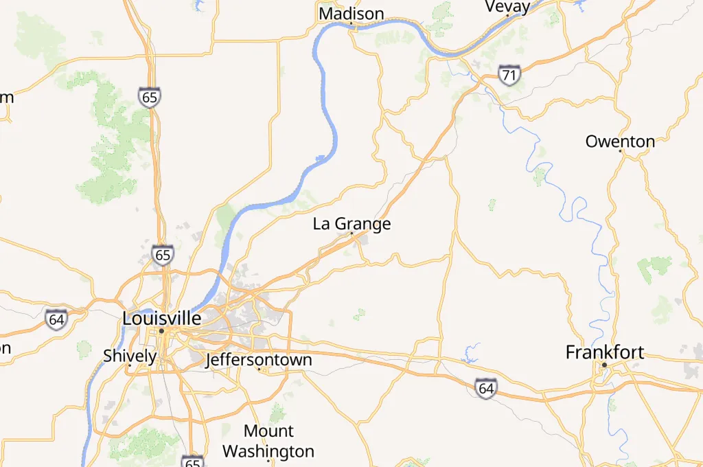 La Grange Area Map