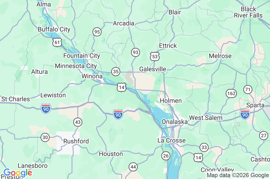 Trempealeau Hotel Area Map