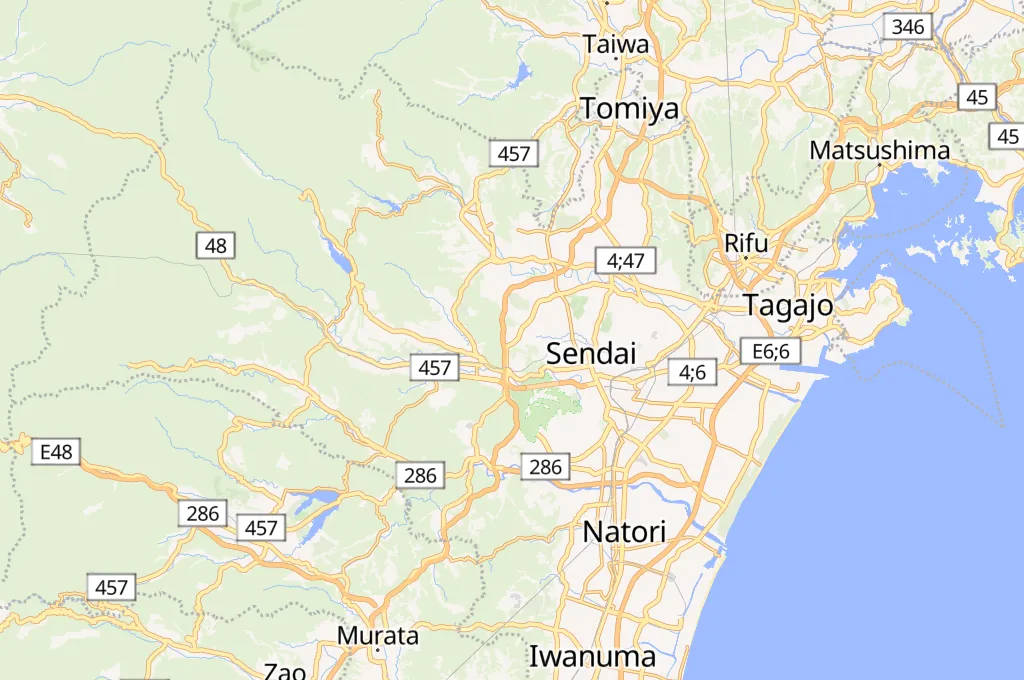 Minami-Yoshinari Area Map Minami-Yoshinari Area Map