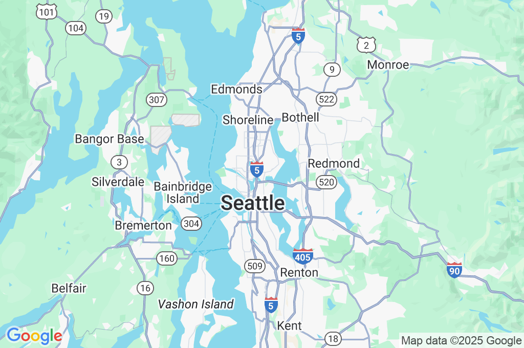 University of Washington Area Map